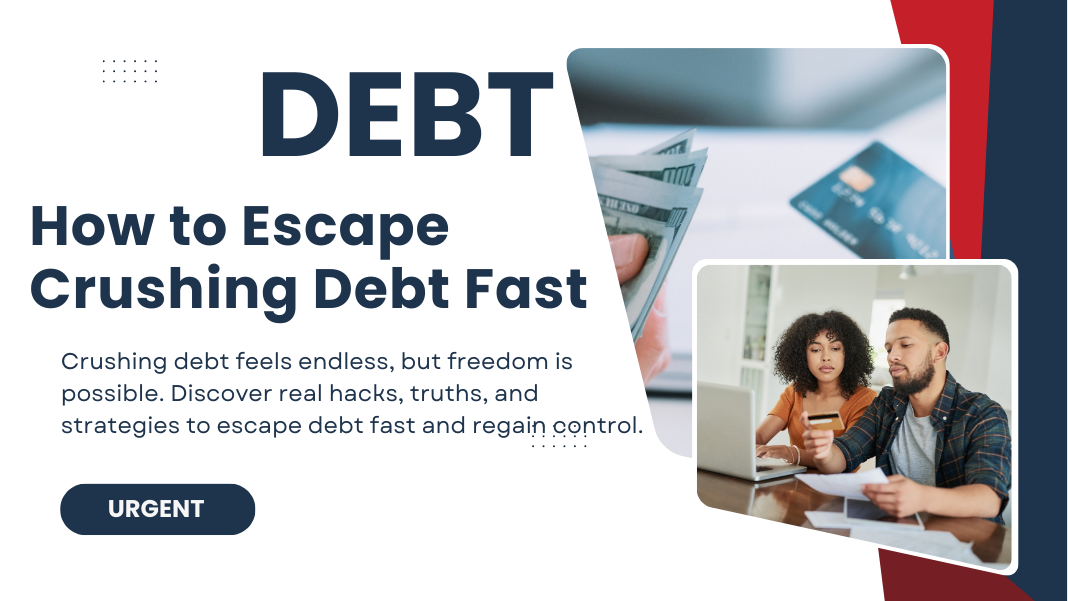 How to Escape Crushing Debt Fast